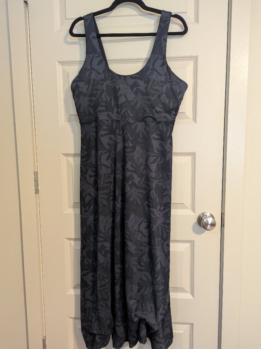 Prana Lata Beach Midi Dress [Size XL] [Floral Charcoal]